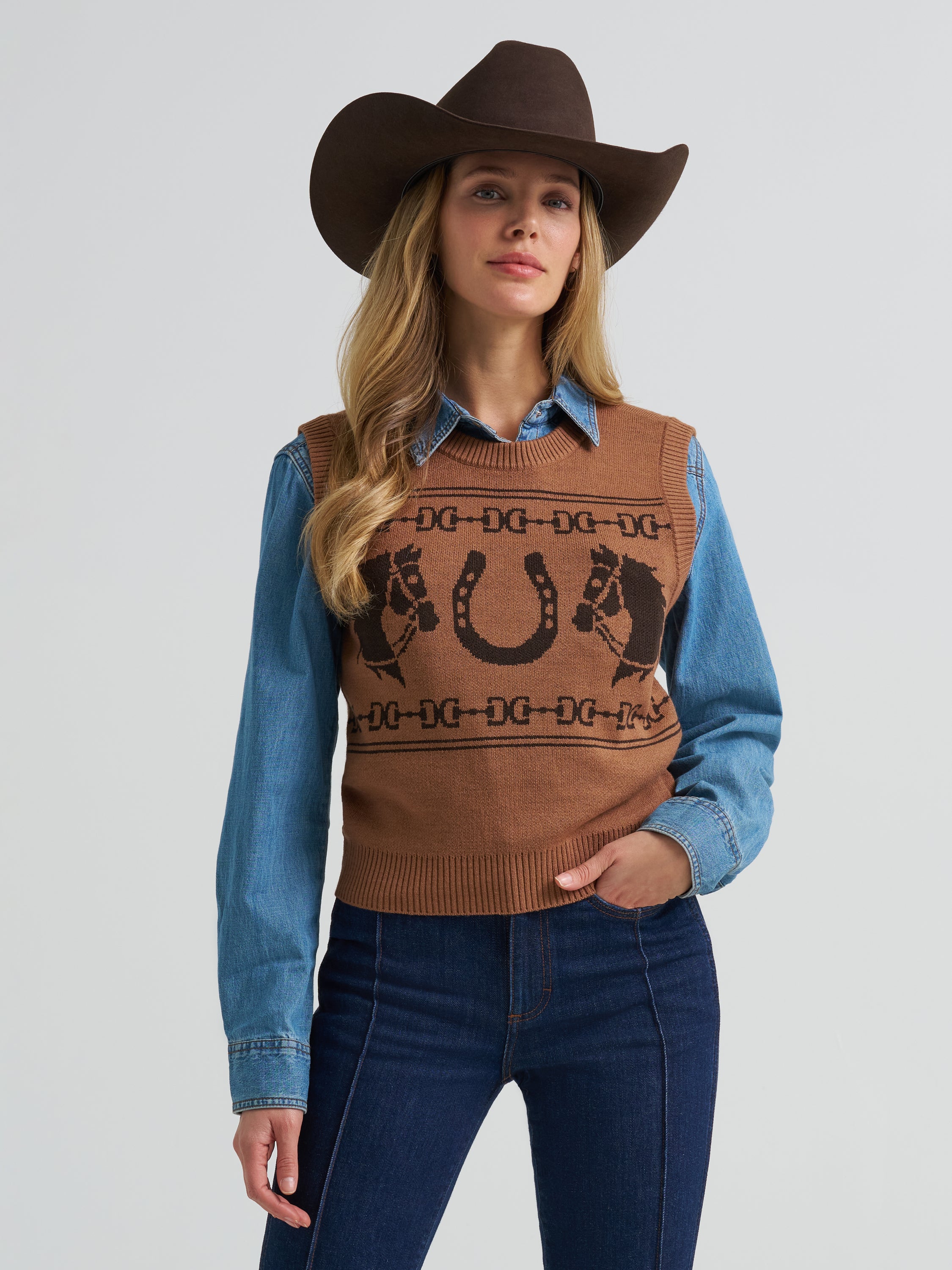 The Copper Ridge Sweater Vest By Wrangler