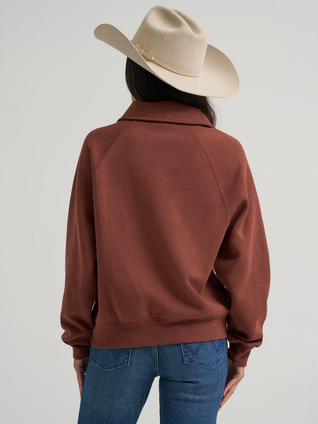The Rust & Rein Quarter Zip Sweatshirt By Wrangler (Copy)