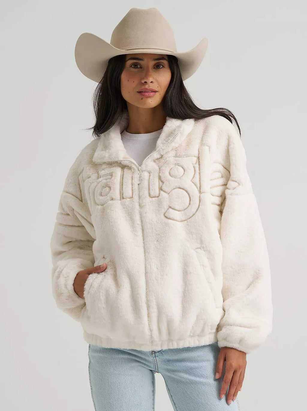 The Vanilla Sugar Women's Faux Fur Jacket by Wrangler