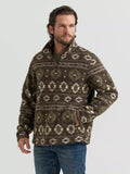 The Tapadero 1/4 Zip Hay Away Fleece Men's Snap Up by Wrangler
