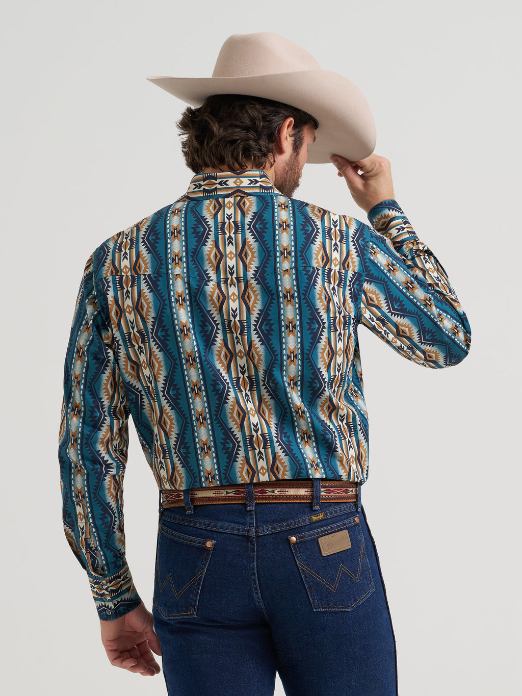 The Cat's Eye Canyon Checotah Pearl Snap by Wrangler