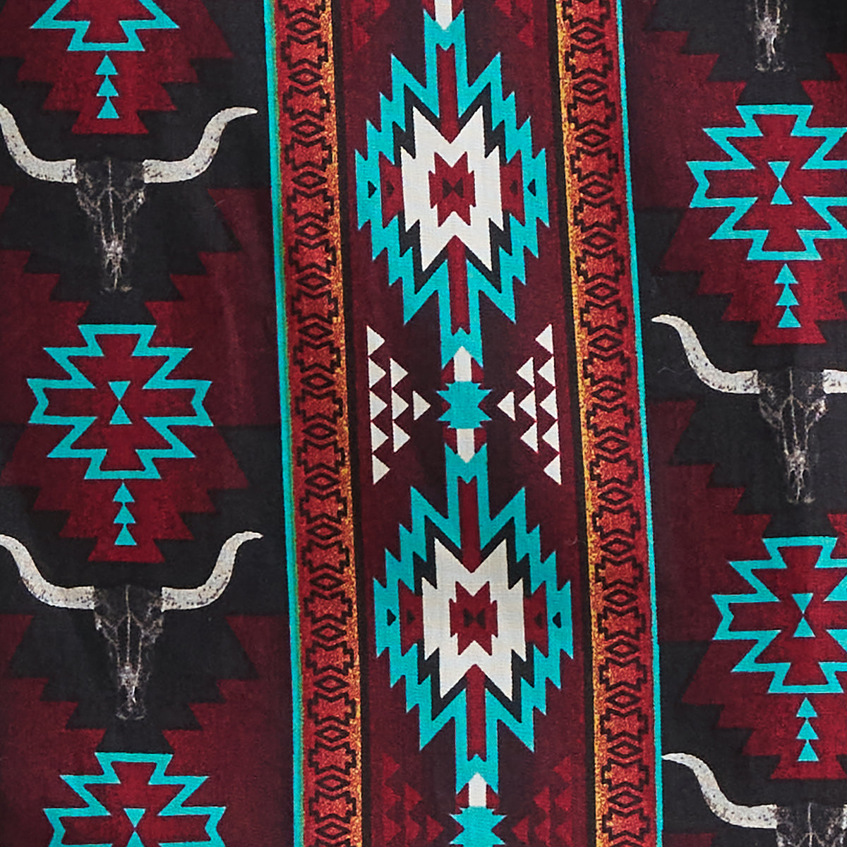 The Desert Rattler Checotah Pearl Snap by Wrangler in Red