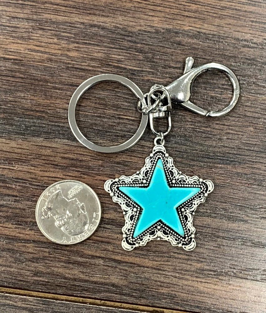 The Star Turquoise Key Holder