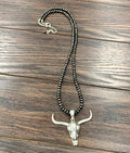 The Steer Me To The Stockyards Navajo Necklace