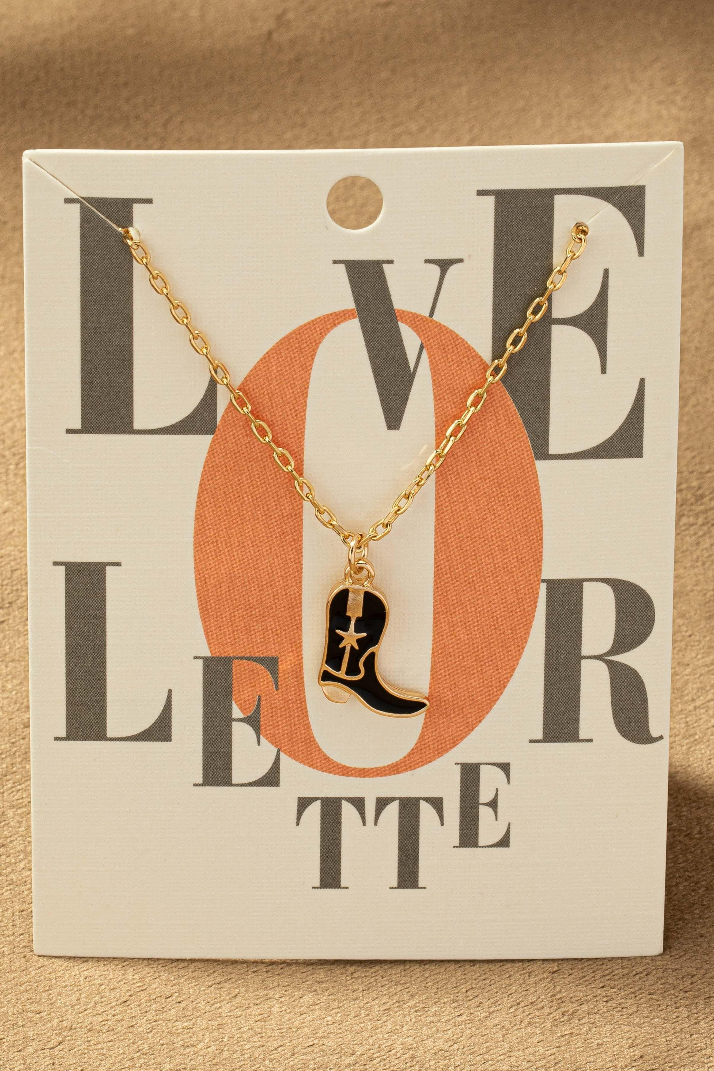 Black Loanstar Kicker Necklace