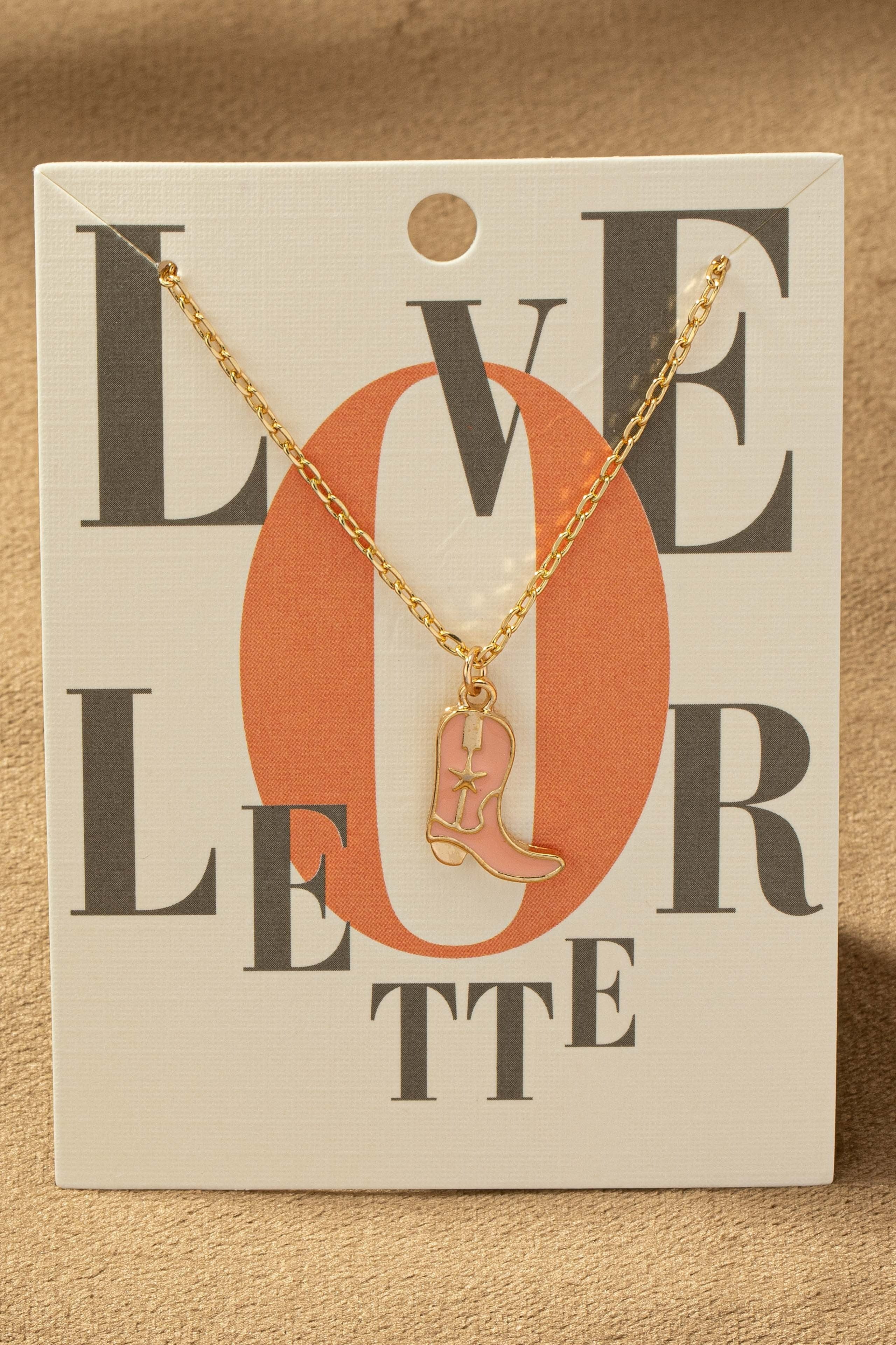 Peach Loanstar Kicker Necklace