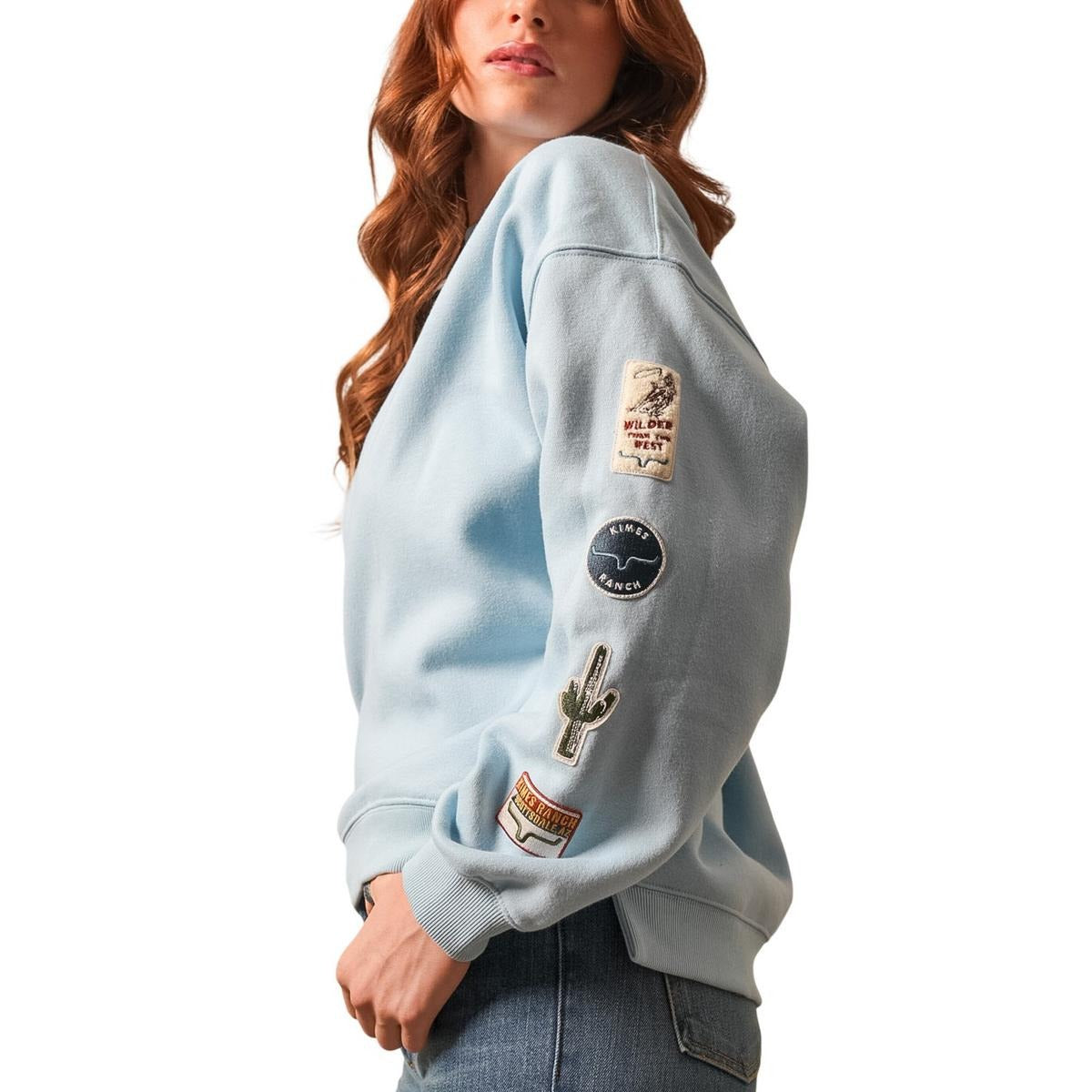 The Saguaro Patchwork Sweatshirt By Kimes