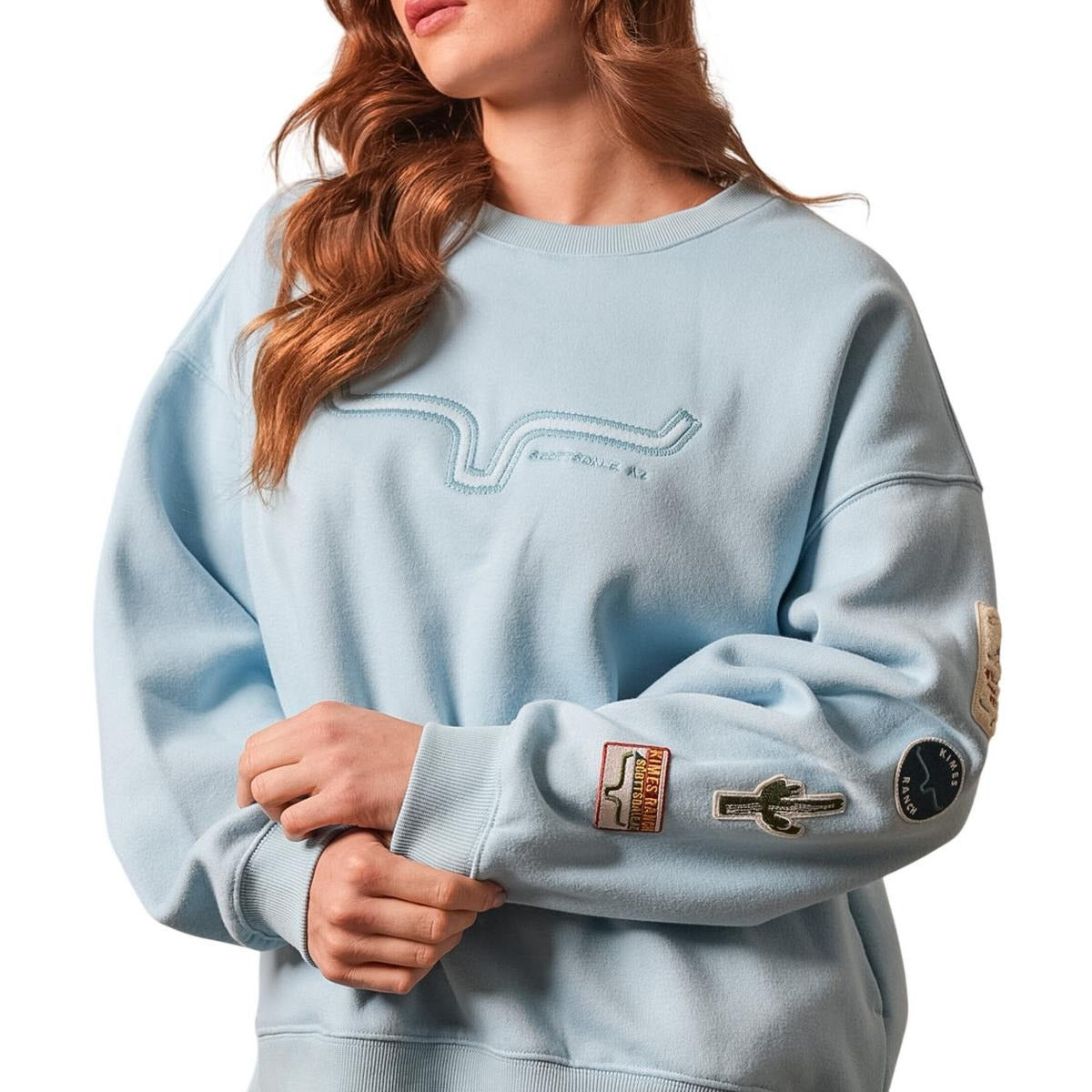 The Saguaro Patchwork Sweatshirt By Kimes