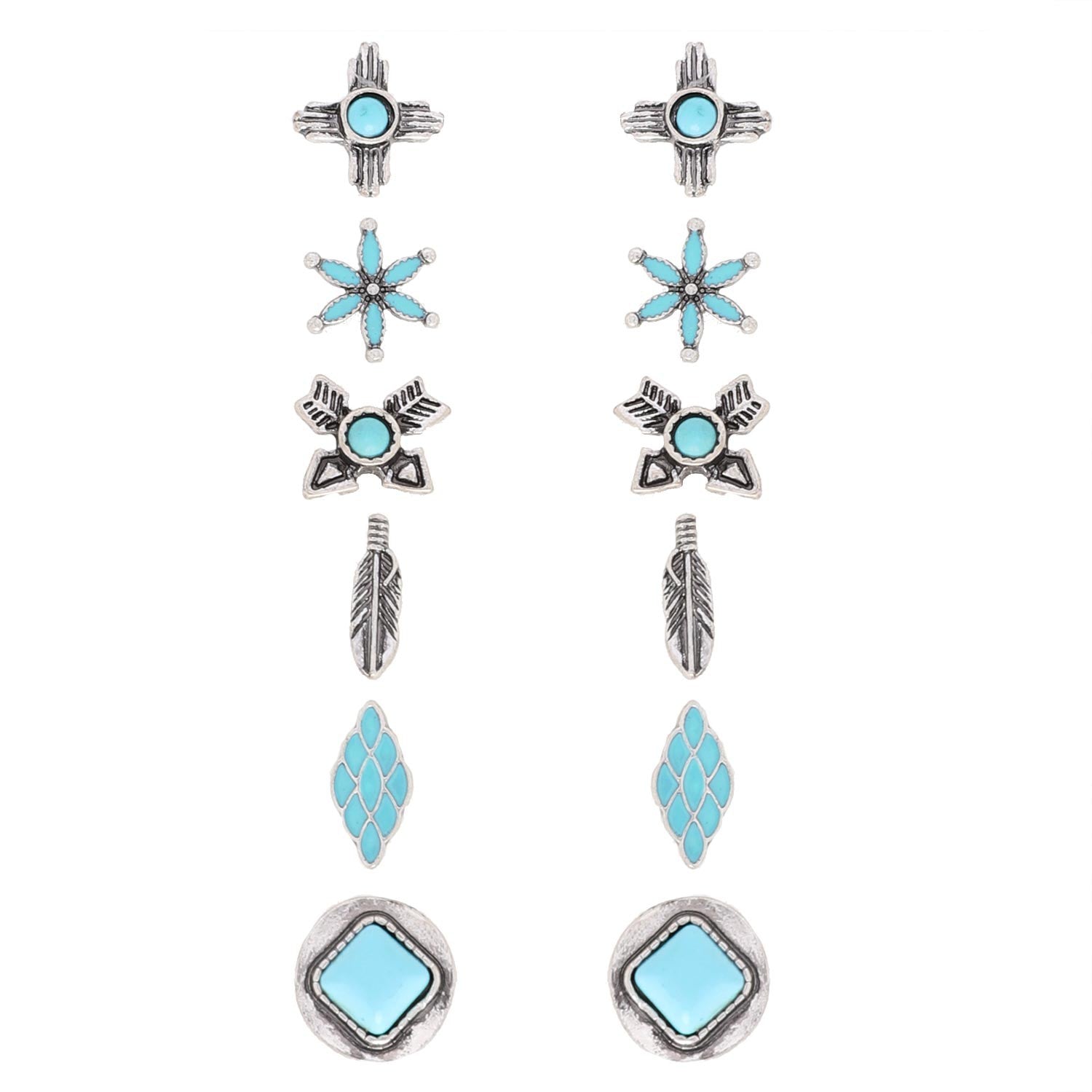 The Sadie Sue Earring Set - 6 pairs