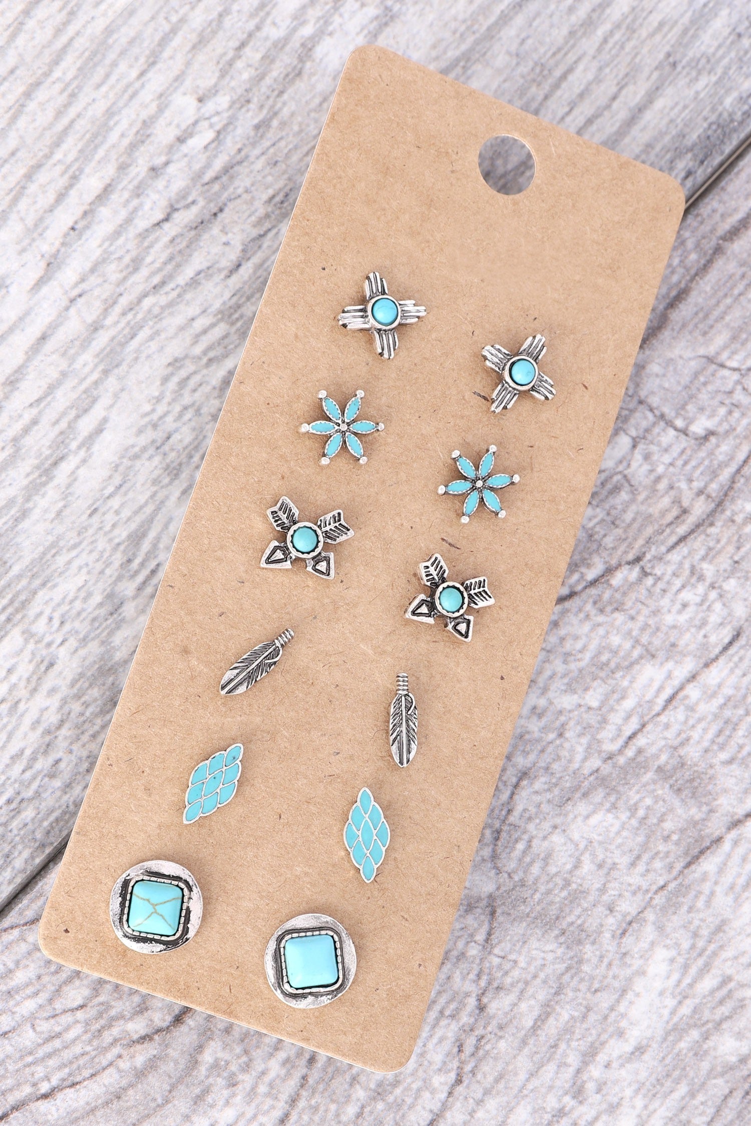 The Sadie Sue Earring Set - 6 pairs