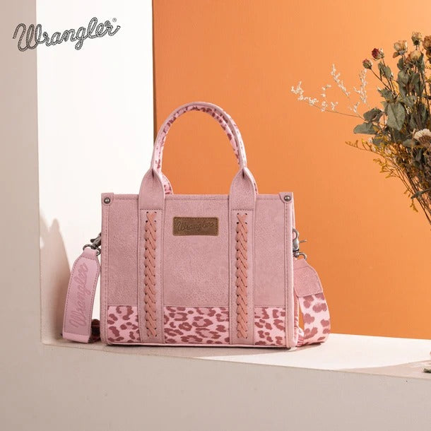 The Cat's Meow Mini Tote Purse by Wrangler - Pink Milkshake