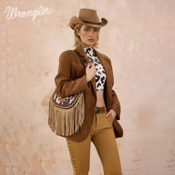 The Dairy Delight Next Gen Shoulder Purse in Coffee by Wrangler