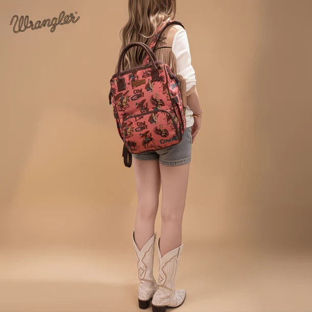 The Coconut Cowboy Callie Backpack by Wrangler - Hot Pink