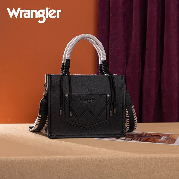 The Cowprint Craze Purse by Wrangler in Holstein