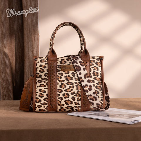 The Cat's Meow Mini Tote Purse by Wrangler - Coffee