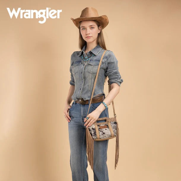 The Ranchette Purse in Buckskin Paint by Wrangler