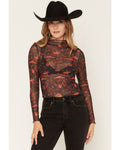 The Desert Dreams Mesh Top by Rock & Roll Denim