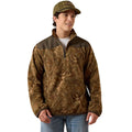 The Savannah Camo Tan Fleece 1/4 Zip By Ariat