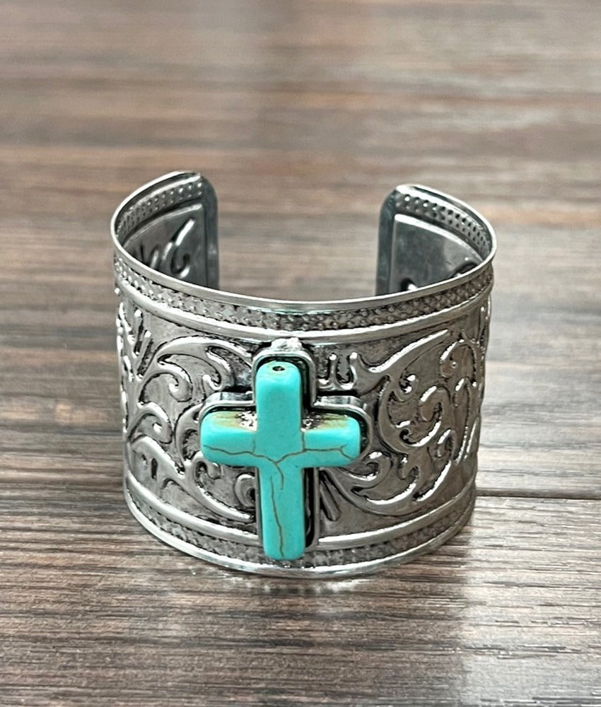 The Dakota Cross Cuff Bracelet