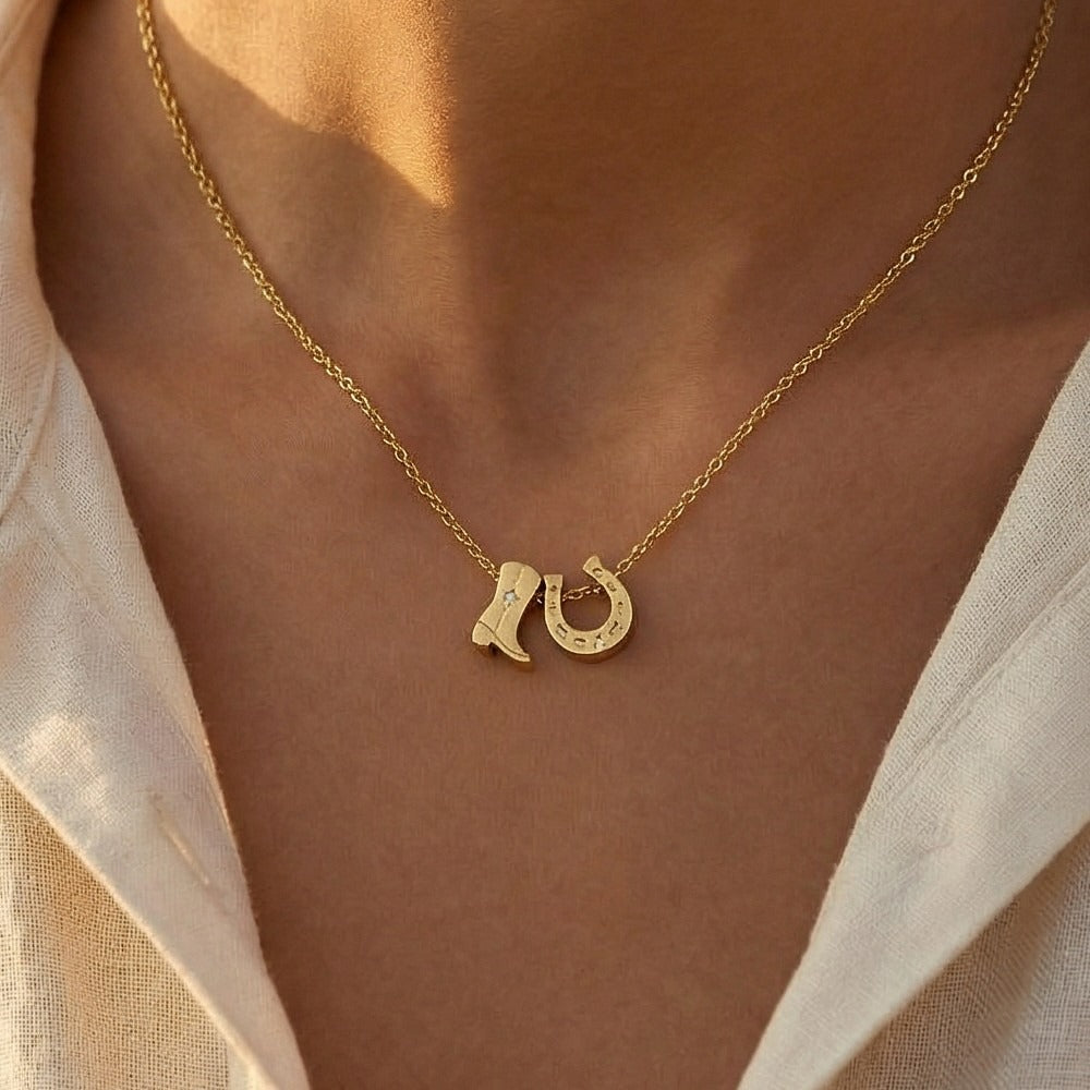 The Itty Bitty Charm Necklace - Gold