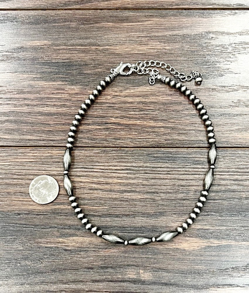 The Elongated Western Bead Necklace