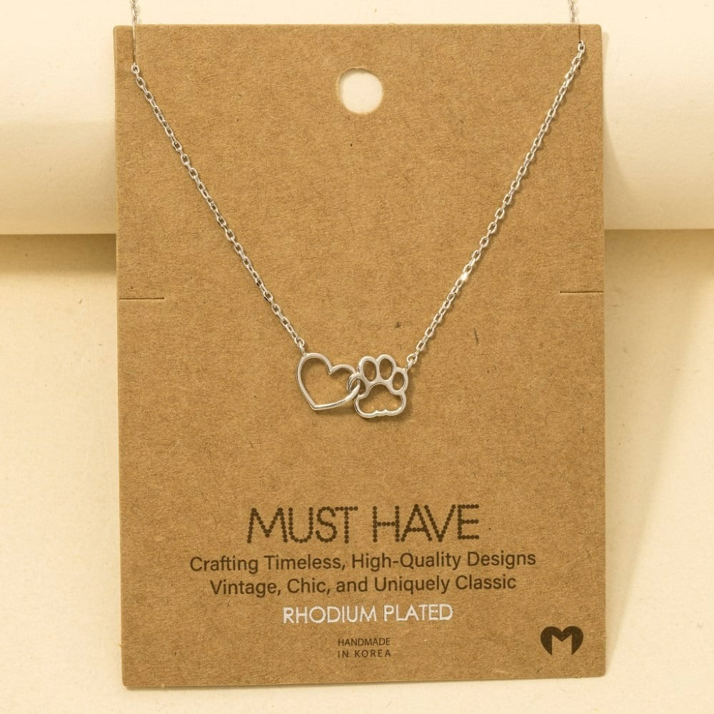 Best Pals Sliver Necklace