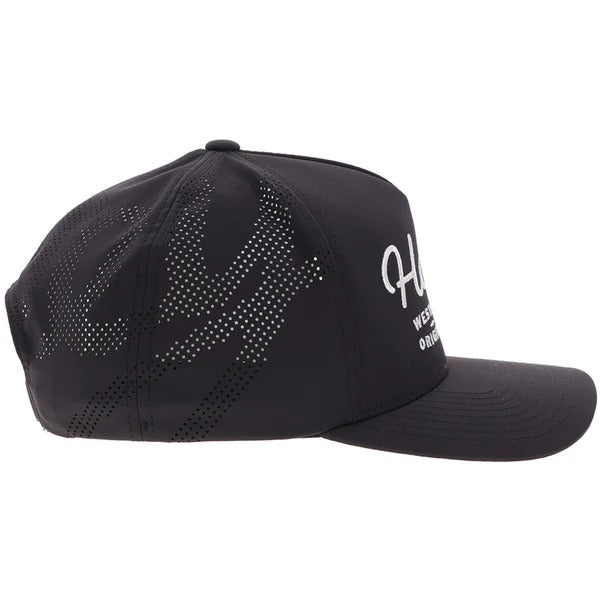 "OG" Hooey Hat Black w/White Stitching