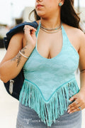 The Cowgirl Candy Halter Top by Lucky & Blessed