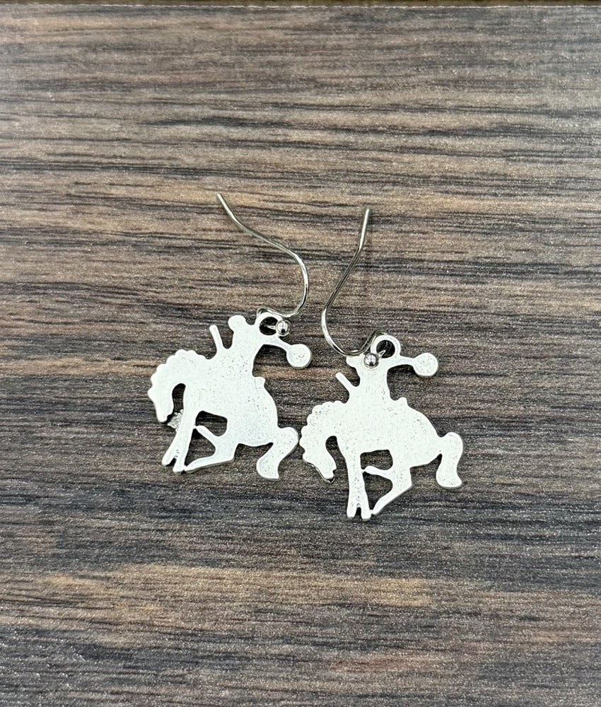 Wild Bronc Dangle Earring