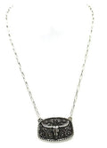The Steer Head Staple Necklace