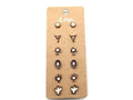 The Salt Lake 6 pack Earring Set - Copper
