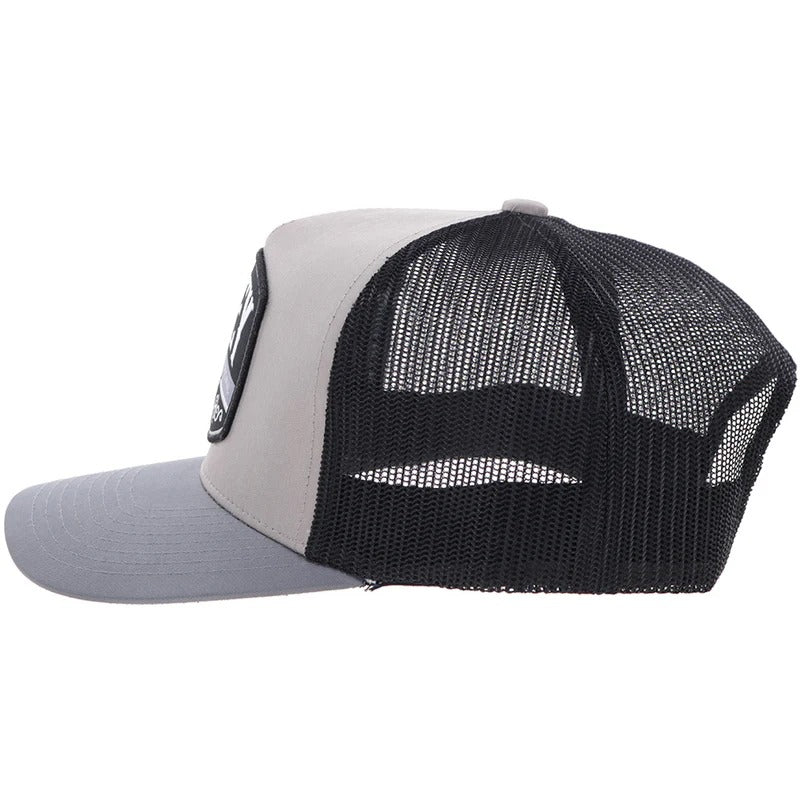 The Bronc Buster Hat by Hooey in Black/Grey