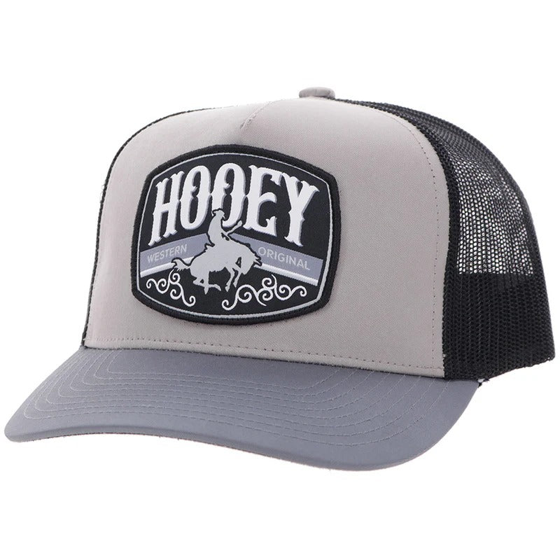 The Bronc Buster Hat by Hooey in Black/Grey