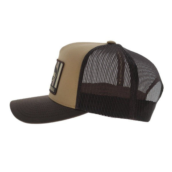 The Sudan Throw Back Hat by Hooey in Tan/Brn