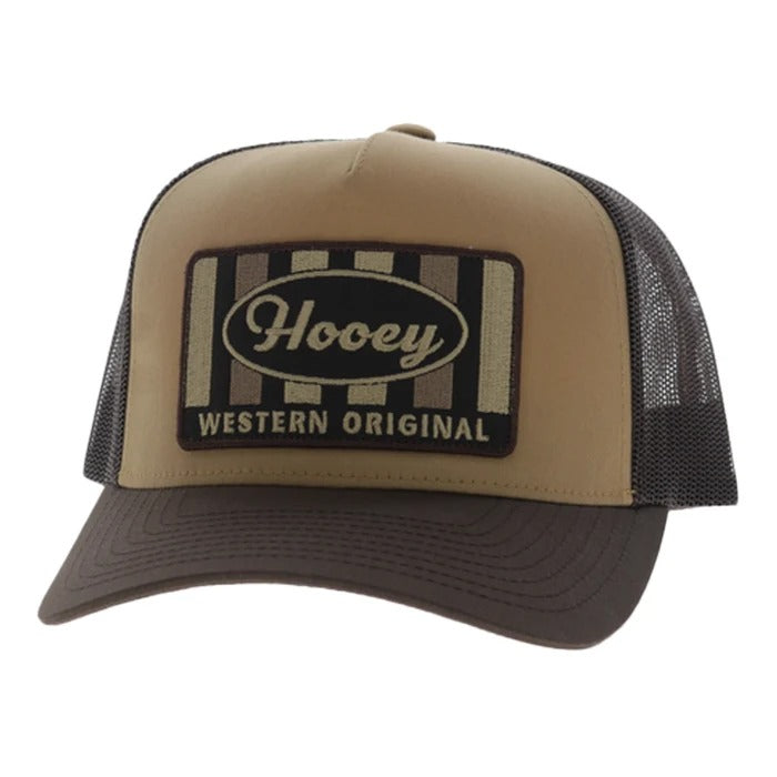 The Sudan Throw Back Hat by Hooey in Tan/Brn