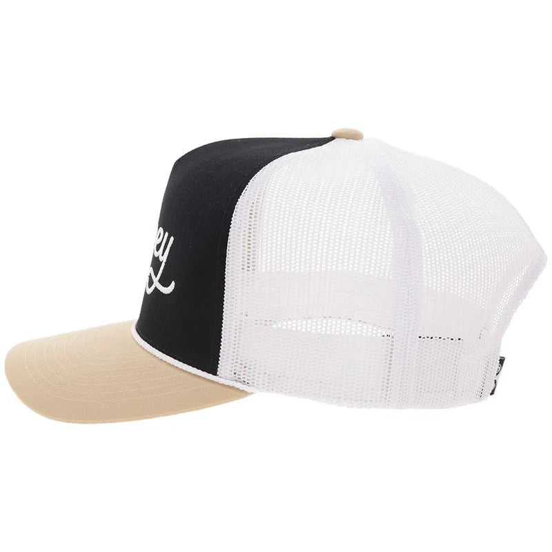 The OG Hat by Hooey in Black/White/Tan