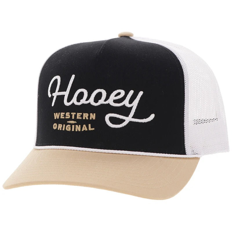 The OG Hat by Hooey in Black/White/Tan