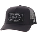 Rank Stock Hat by Hooey in Black/Black NEW