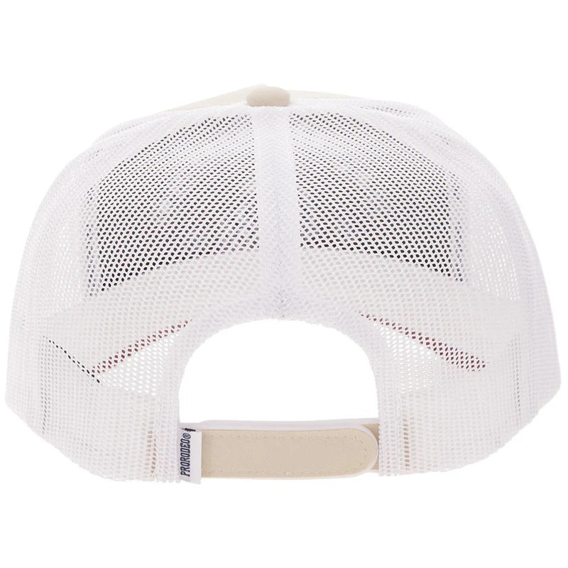 The PRCA Hat by Hooey in Tan/White/Burgundy
