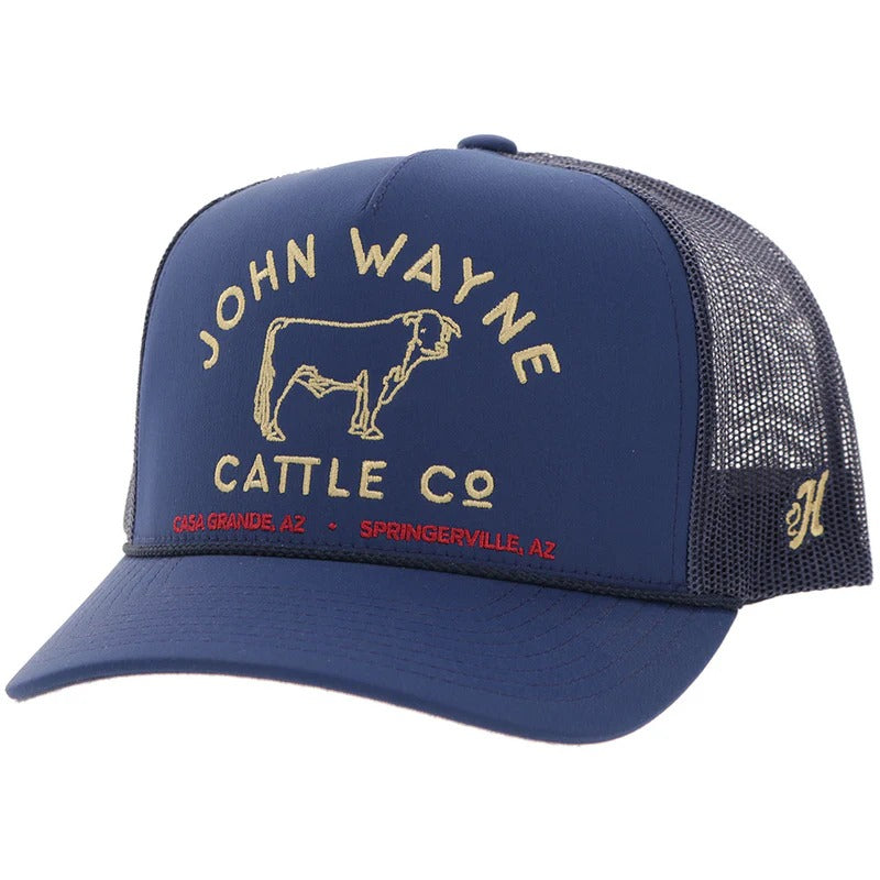 John Wayne Cattle Co. Hat by Hooey Blue/Gold