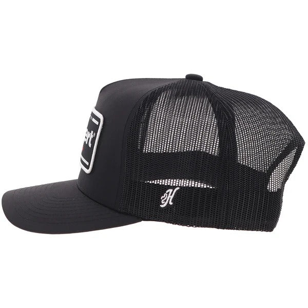 The Priefert Gangsta Hat by Hooey in Blk/Blk