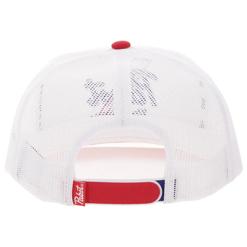 The Pabst Party Hat by Hooey in White/Red