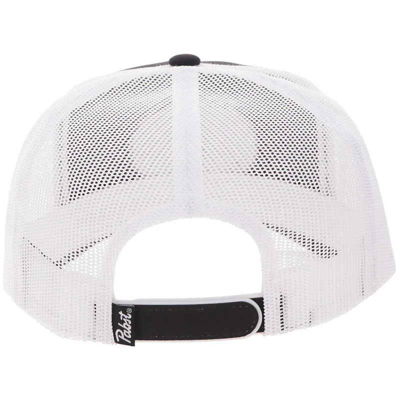 Pabst Blue Ribbon Essential Hat by Hooey in Blk/Wht