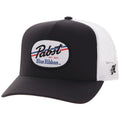 Pabst Blue Ribbon Essential Hat by Hooey in Blk/Wht