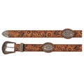 The Jolene Concho Belt By Catchfly - Saddle Brown