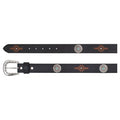 The Turquoise Trail Concho Belt By Catchfly - Black