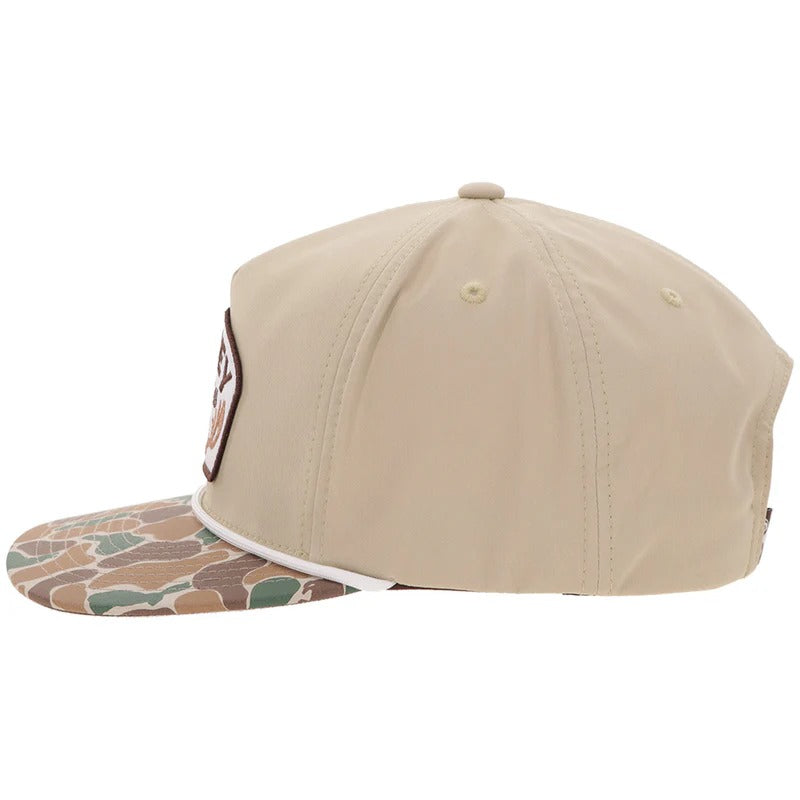 The Outfitters Hat by Hooey in Tan/Camo