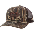 The Duck Hunter Hat by Hooey in Camo/Dk Brown