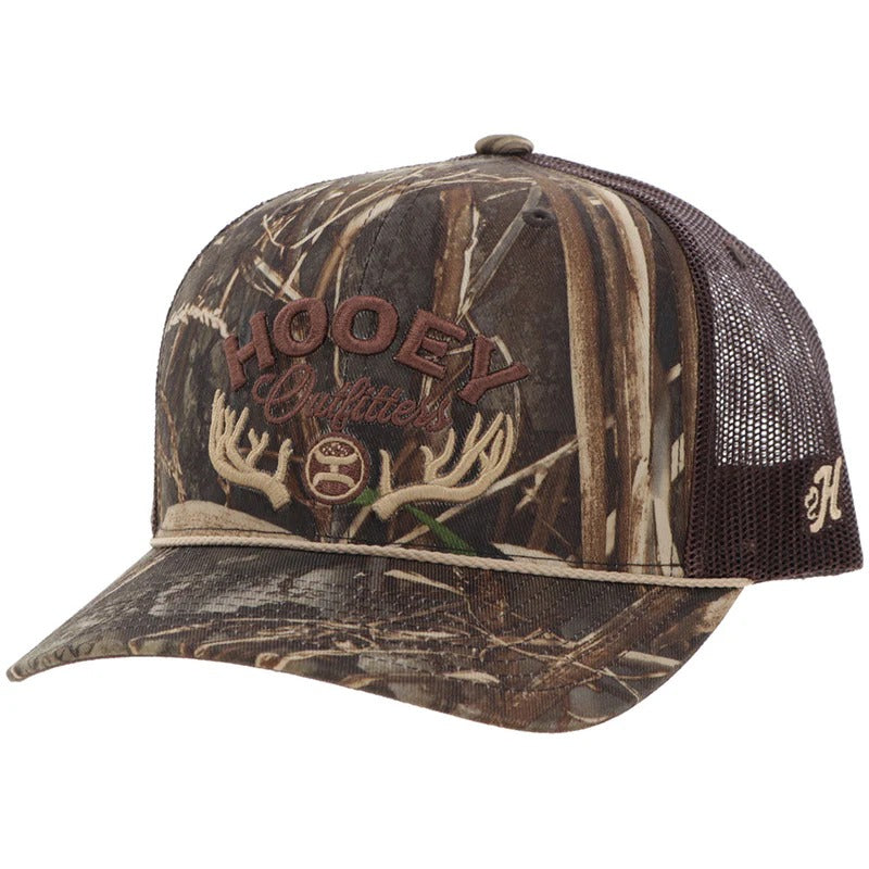 The Duck Hunter Hat by Hooey in Camo/Dk Brown
