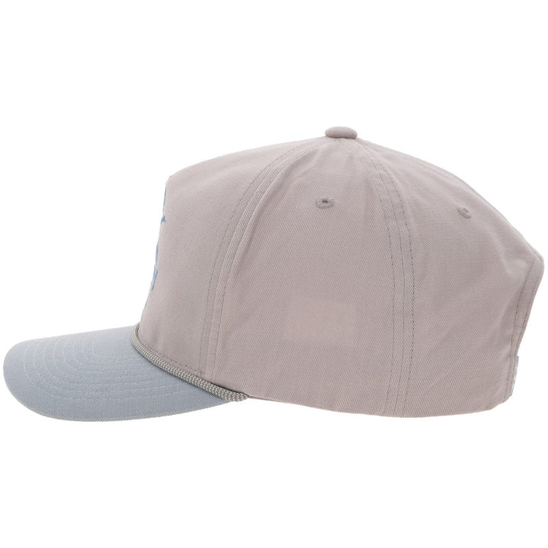 Decoy Hat by Hooey in Grey/Light Blue